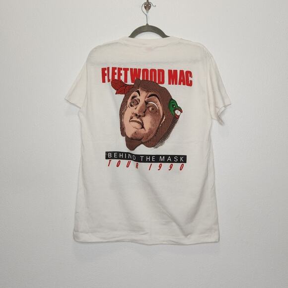 Vintage Fleetwood Mac XL Rayco Behind Mask Tour 1990 Shirt Single Stitch VTG - Picture 6 of 7